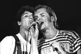 Nick Feldman and Jack Hues - Wang Chung 8&quot;x10&quot; BW Concert Photo - $15.67