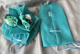 5pcs Turquoise Candy Bag Toppers,Favor Candy Chocolate Bags for Decoration - $5.90