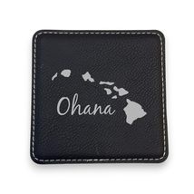 Coaster - Ohana (Family) Hawaii - SET OF 2 - Leather or Stitched Cork (B... - £13.38 GBP