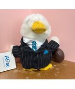 AFLAC Talking Duck BUSINESSMAN / SALESMAN w/ ATTACHE  6&quot; Plush Stuffed T... - €14,56 EUR