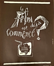 Maurice Lemaitre - The Film Est Déjà Begins? – Poster Original - 1951 - £184.36 GBP