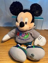 Walt Disney World Park Plush Mickey Mouse 2009 Hoodie Shorts Stuffed Ani... - $23.17