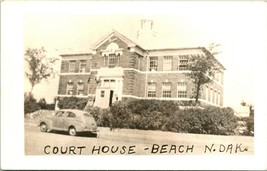 RPPC Spiaggia North Dakota ND Dorato Valley Contea Tribunale Casa Unp Cartolina - £23.65 GBP