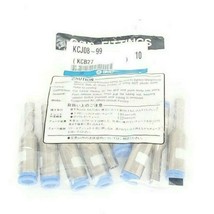 PACK OF 10 NEW SMC KCJ08-99 KC SELF SEAL FITTINGS KCB27, 8MM (5/16&quot;) - £39.38 GBP