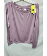 Women&#39;s Large Super Soft Modal Boat Neck Sweatshirt - All in Motion - Pu... - €12,83 EUR