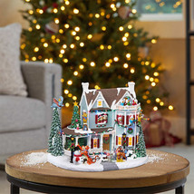 Christmas Animated Disney Holiday House Lights Music Songs Handcrafted Indoor - £157.26 GBP
