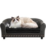 Dog Sofa And Chair/Luxury Pu Leather Pet Sofa Chair/With Copper Nail Dog... - $99.99