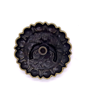 Crossed Six Guns Western Style Concho Conchos 1 3/8&quot; Antigue Brass Five Count - £7.85 GBP