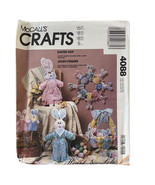 McCall&#39;s Crafts 4088 Stuffed Bunny Pattern For Easter Decorations - $7.64