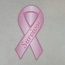 Breast Cancer Survivor Magnet Pink Ribbon Awareness Cars Trucks Refrigerator - $6.98