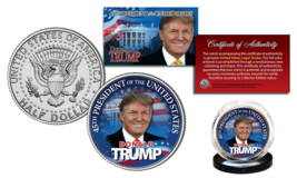 Donald Trump Official Jfk Half Dollar U.S Coin w/ Coa - Limited Edition Of 500 - £7.56 GBP