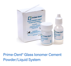 Glass Ionomer Dental Luting Cement Kit - Powder/Liquid Cementation Syste... - £19.62 GBP