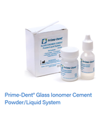 Glass Ionomer Dental Luting Cement Kit - Powder/Liquid Cementation System Prime - $24.95