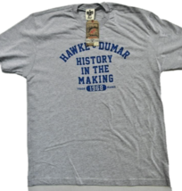 Hawke &amp; Dumar Tee Shirt Men&#39;s small Gray Crew-Neck Logo Short Sleeve NWT - £10.17 GBP