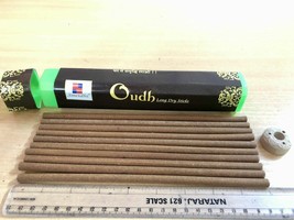 Indian 10 Pc Oudh Oud Agarwood Dhoop Incense Sticks 9 Inch Long 7 Mm Thick - £12.60 GBP