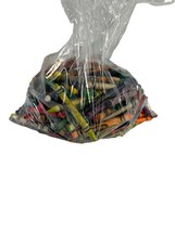 Bulk Lot 2lbs + Crayons Colors Crayola Various Brands Loose Used Broken Craft - £9.55 GBP