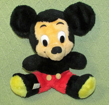 Vintage Mickey Mouse Walt Disney 8&quot; Stuffed Animal Doll Korea Classic Toy Plush - £9.88 GBP