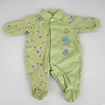 Baby Clothes Unisex Carters Emu Namae Green Frog Romper Footie One Piece... - $24.74