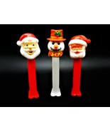 Pez Dispenser Cartoon Santa Frosty Lot of 3 Candy 2000&#39;s - $223.87 MXN