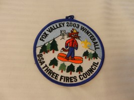 Winterall 2003 Fox Valley District Three Fires Council Pocket Patch Boy ... - $15.00