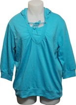 CW Classics Plus Size 3/4 Sleeve Hooded Women Top (Size: 1X) - £14.07 GBP