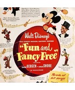 1947 Walt Disney Fun And Fancy Free Advertisement Musical Cartoon DWPP18 - $54.50 CAD