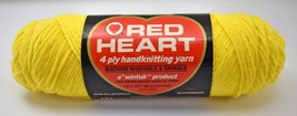 Vintage Red Heart 4 Ply Handknitting Wintuk Acrylic Yarn - 1 Skein Yello... - £6.77 GBP