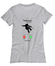 Snowboarding TShirt The Mountains Are Calling Ash-W-Tee  - £17.35 GBP