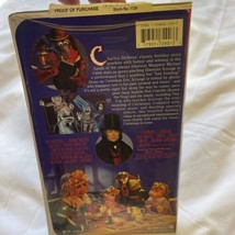 The Muppet Christmas Carol Walt Disney Jim Henson (VHS, 1993) With Tab - £2.37 GBP