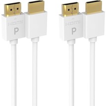 Slim White 4K Active Hdmi 2.0 Cable (1-Pack, 17Ft) - £28.76 GBP