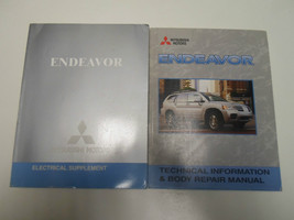 2004 Mitsubishi Endeavor Tecnico Informazioni Elettrico Integratore Manual 2 Vol - £141.07 GBP