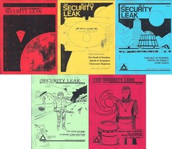 The Security Leak Magazine - Issues 1-5 - 1980s American Traveller RPG F... - £28.16 GBP