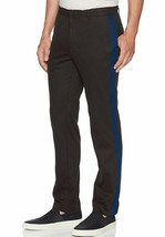 Calvin Klein Men&#39;s Slim-Fit Stretch Contrast Stripe Pants, Size 30X30, M... - $29.31