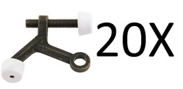 20X Stanley 57-1035 (DP57-1035) Hinge Pin Doorstops In Antique Brass - $15.81