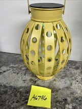 Marigold Festive Metal Lantern With Rotating Light Primrose Yellow - £22.84 GBP