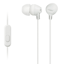 White Sony MDR-EX15AP/W In-Ear Stereo Headphones MDREX15AP/W Android I Phone - £5.70 GBP