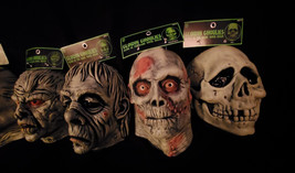 Don Post Glowin Ghoulies Vinyl Mask Set Of 5 Nuclear Death Corpse Skull ... - £191.37 GBP