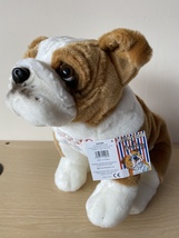 British Bulldog Cuddly toy 14&quot; Winston quality plushie - £31.24 GBP