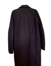 Long Haider Ackermann Cowl Neck Wool Dark Gray Coat Sz 42 Made in Belgium Women image 12