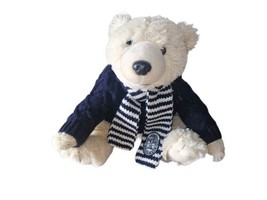Gund Land&#39;s End Plush Teddy Polar Bear Beary Warm 10&quot;  - £11.21 GBP