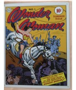 Vintage Art - Wonder Woman, Cover #1, metal sign, 12 x 16, USA V2086 - $375.15 MXN