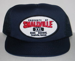 Property of Smallville High School Patch on a Blue Baseball Cap Hat NEW - £11.59 GBP