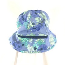 Jack Wolfskin Girl&#39;s Yuba Sun Hat Headgear Floral Palm Leaf Purple Green... - $7.84