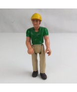 Vintage 1976 Fisher Price The Adventure People Construction Worker 3.5&quot; ... - $5.81