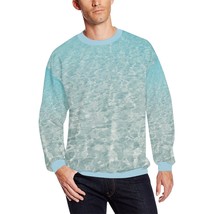 Beach Shore Clear Water Men&#39;s All Over Print Fuzzy Sweatshirt - $44.00