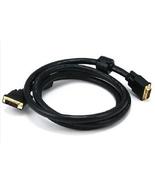 6 ft. DVI-D Male - DVI-D Male Dual Link Cable - Gold Plated Connectors - £11.15 GBP