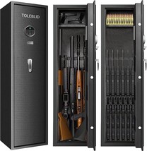 7-8 Fireproof Biometric Gun Safes for Home Rifle and Pistols, Heavy D - £433.42 GBP