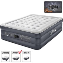 OPHANIE QUEEN FLOCKED 18&quot; INFLATABLE MATTRESS W/PUMP - $39.60