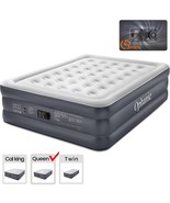 OPHANIE QUEEN FLOCKED 18&quot; INFLATABLE MATTRESS W/PUMP - $738.90 MXN