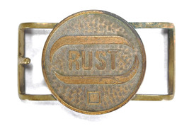 Vintage Jostens Belt Buckle Brass Metal Rust - £27.39 GBP